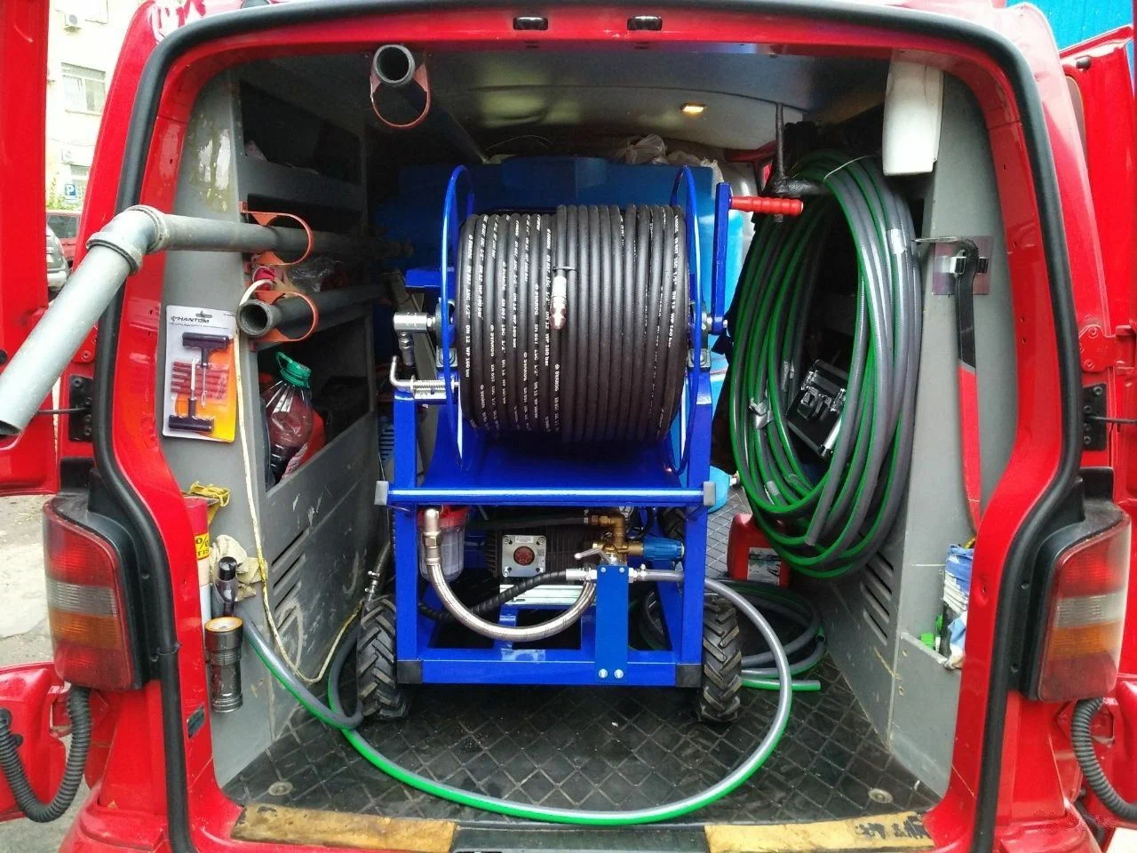 Устранение засора канализации DN 50-350 мм (доп.)